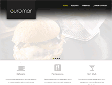 Tablet Screenshot of cafeteriaeuromar.com